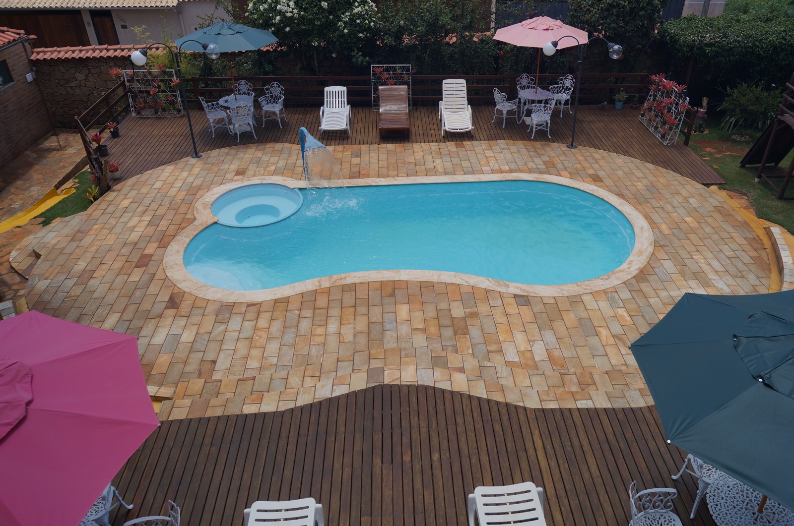 Piscina ao ar livre — Chalé da Serra